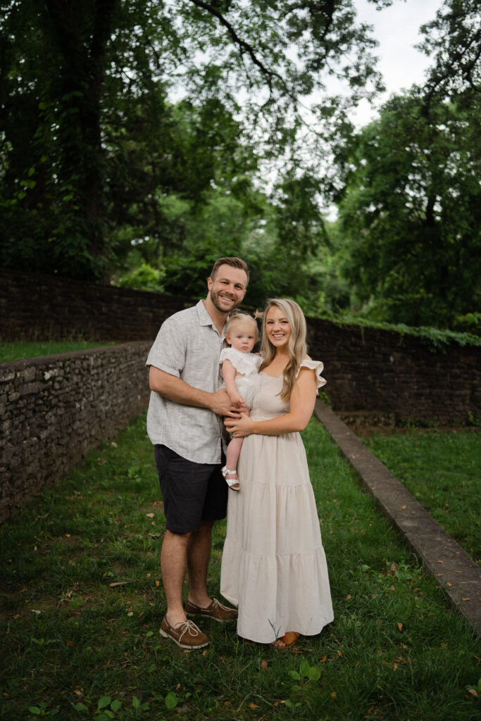 Spring Family Photography Session at Knoxville Botanical Gardens in Knoxville, Tennessee