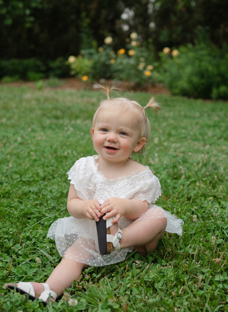 Spring Family Photography Session at Knoxville Botanical Gardens in Knoxville, Tennessee