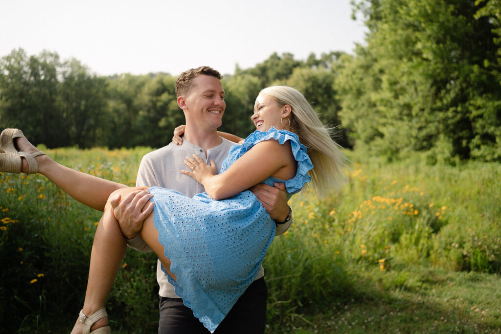Engagement Session at Cove Lake in Tennessee by Hayley Howard Photography