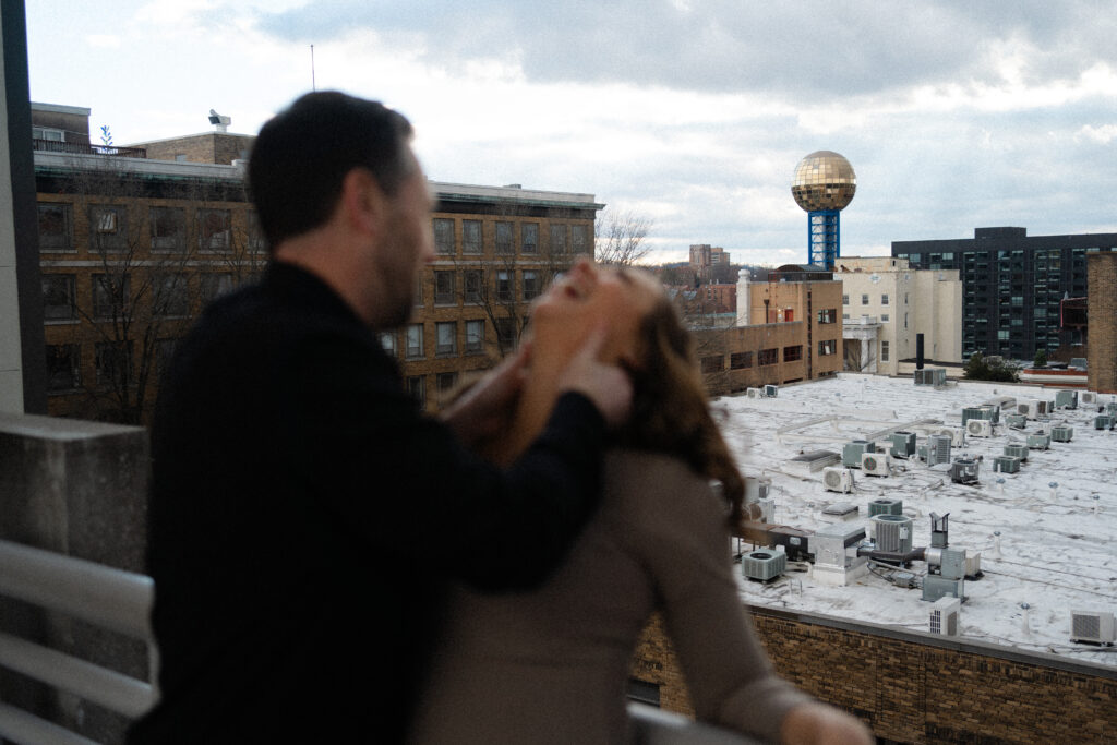 Downtown Engagement Session in Knoxville, Tennessee