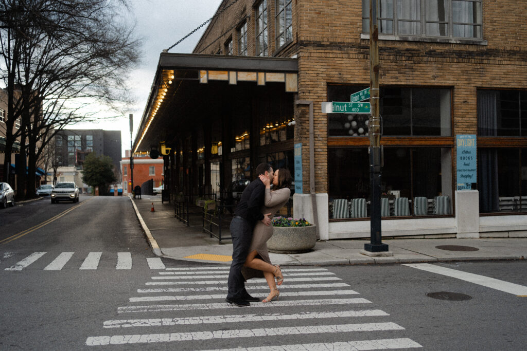 Downtown Engagement Session in Knoxville, Tennessee