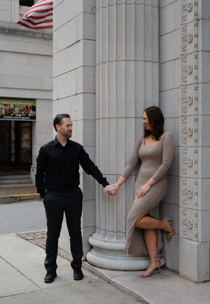 Downtown Engagement Session in Knoxville, Tennessee