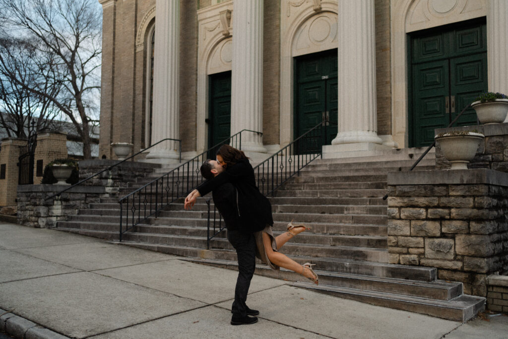 Downtown Engagement Session in Knoxville, Tennessee