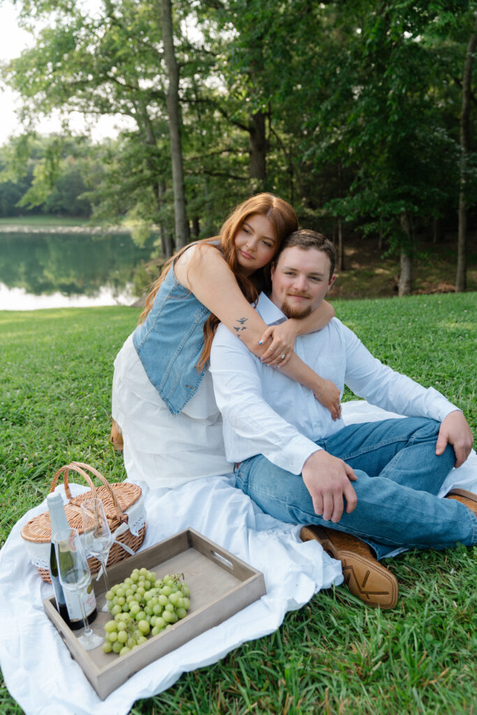 Summer Engagement Session at Oak Meadows Farm and Venue in Greenville, Tennessee