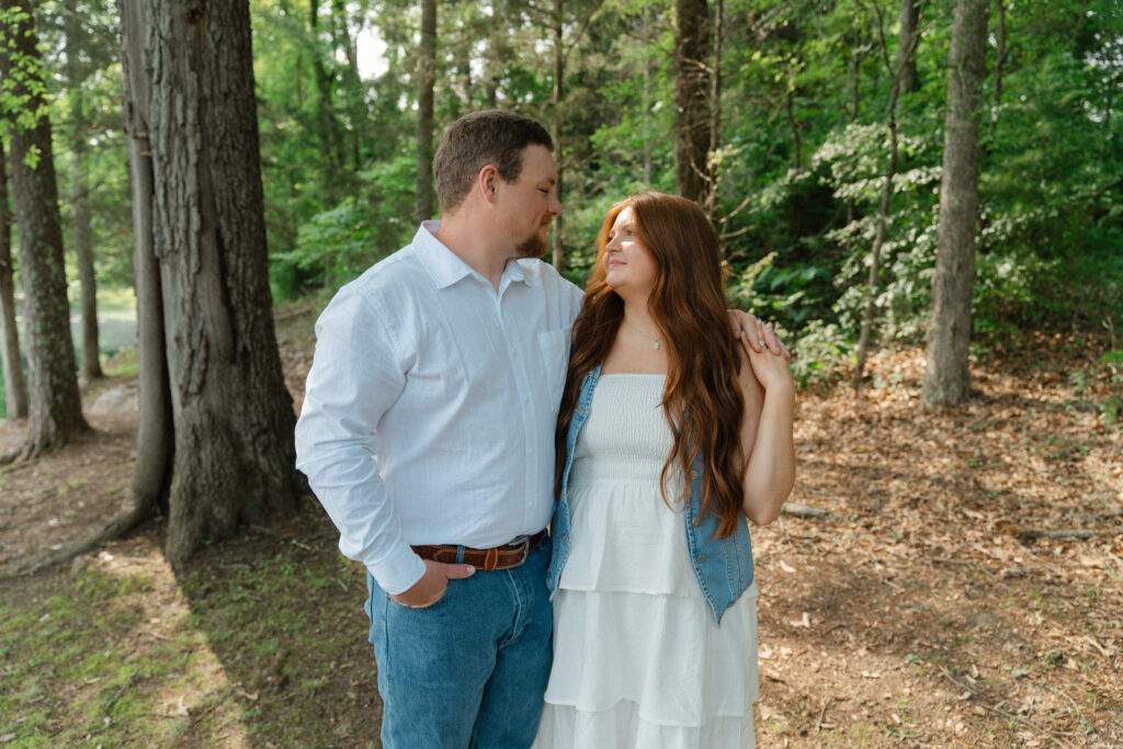 Summer Engagement Session at Oak Meadows Farm and Venue in Greenville, Tennessee