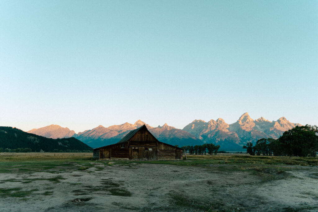 Mormon Row in Grand Teton National Park in Jackson Hole, Wyoming - Hayley Howard Photography