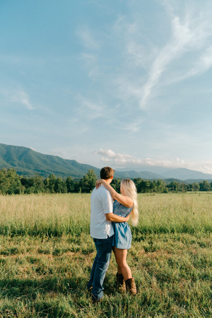 Engagement Session in Cades Cove in the Great Smoky Mountains National Park - By Hayley Howard Photography