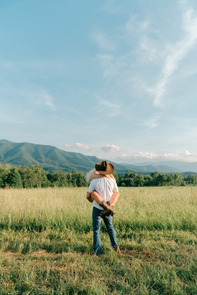 Engagement Session in Cades Cove in the Great Smoky Mountains National Park - By Hayley Howard Photography