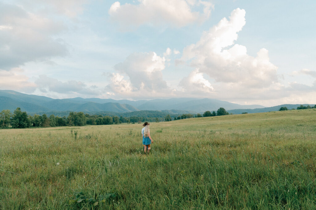 Engagement Session in Cades Cove in the Great Smoky Mountains National Park - By Hayley Howard Photography