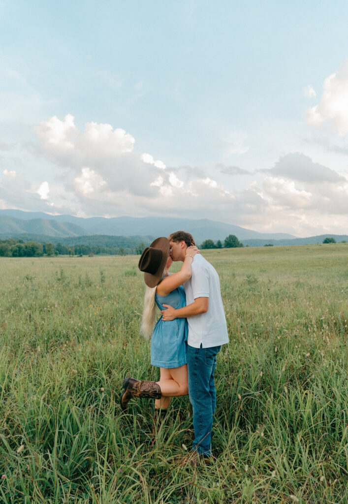 Engagement Session in Cades Cove in the Great Smoky Mountains National Park - By Hayley Howard Photography