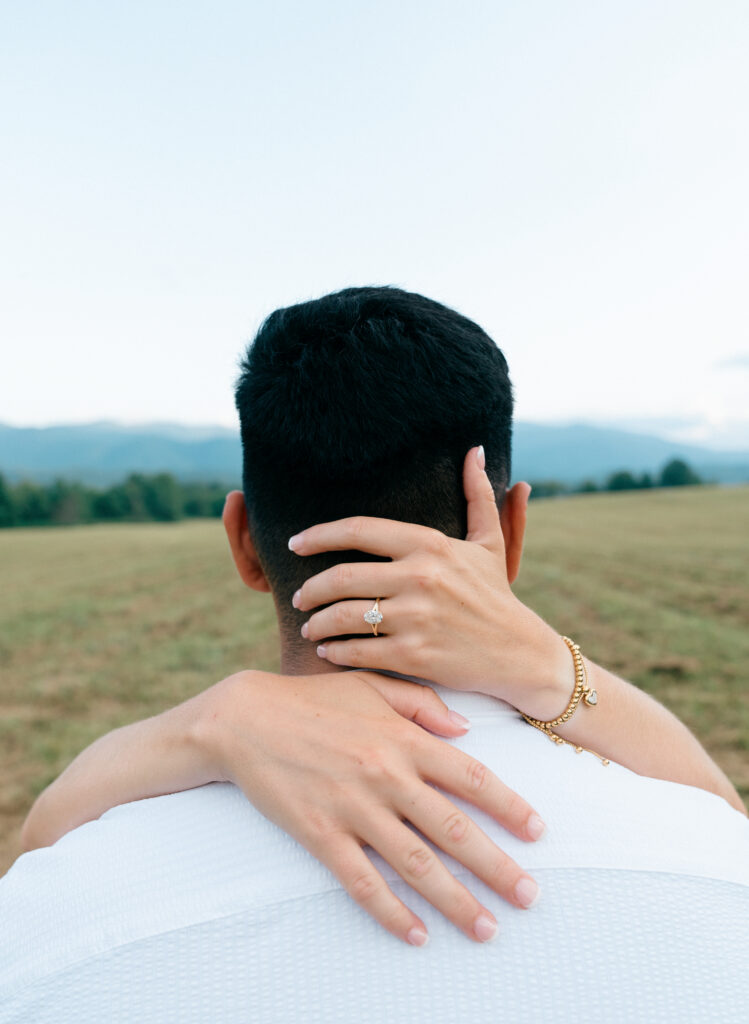 Summer Engagement Session in Cades Cove in the Great Smoky Mountains National Park