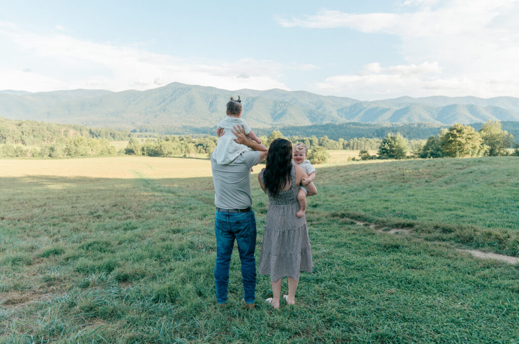 Cades Cove Family Session in the Great Smoky Mountains National Park