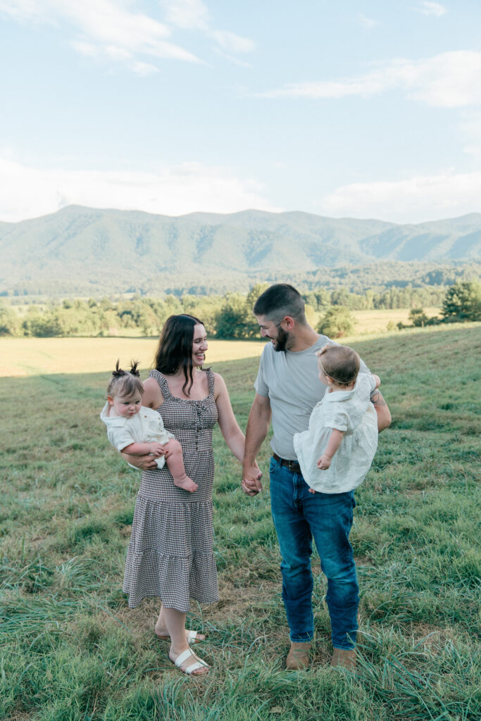 Cades Cove Family Session in the Great Smoky Mountains National Park