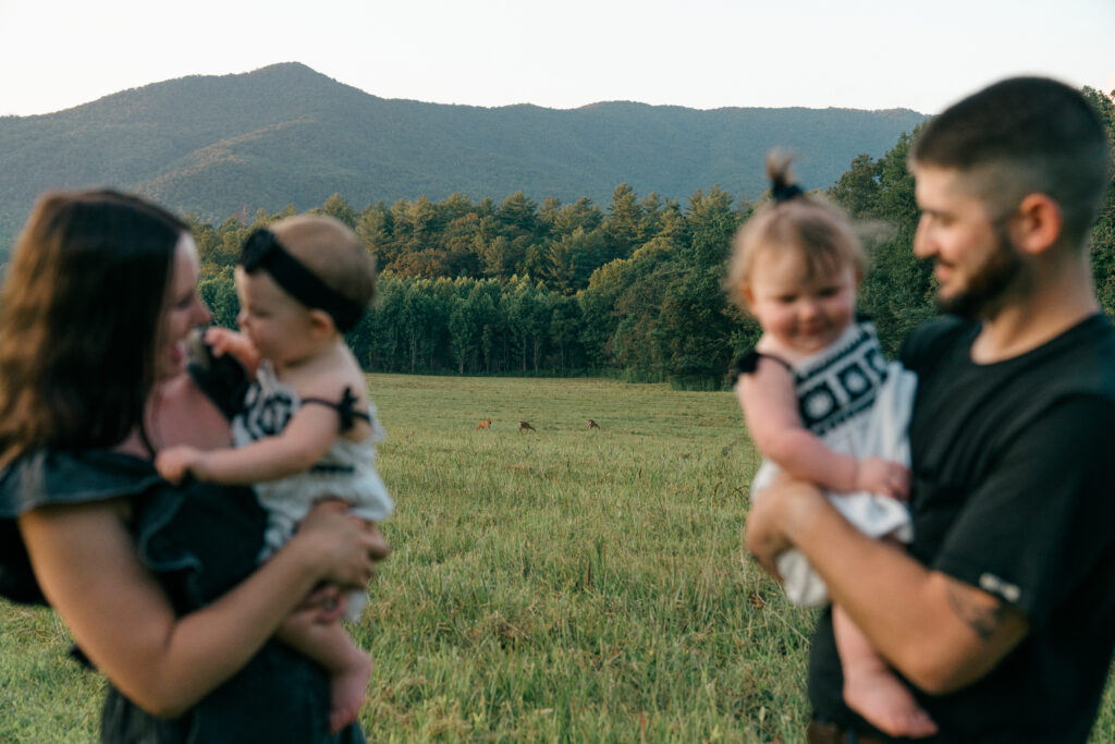 Cades Cove Family Session in the Great Smoky Mountains National Park
