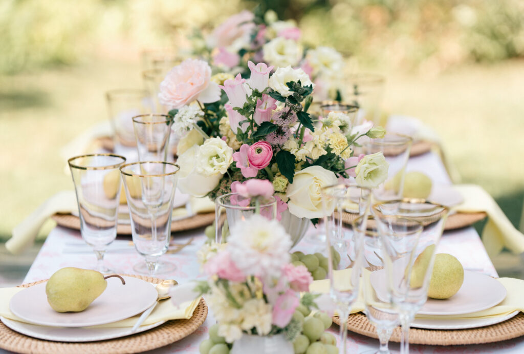 Butter Yellow and Pink Garden Themed Wedding at the Knoxville Botanical Garden in Tennessee