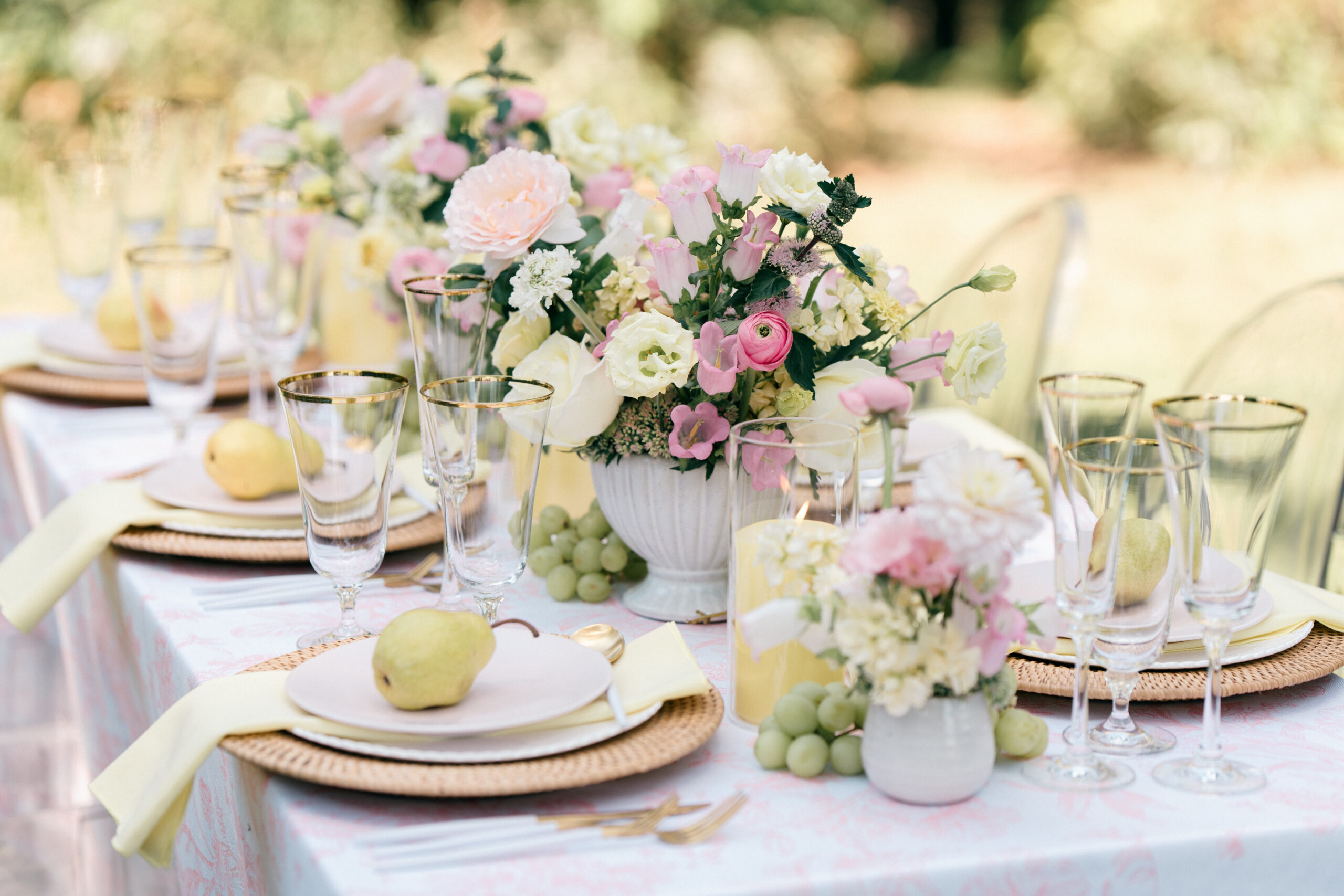 Butter Yellow and Pink Garden Themed Wedding at the Knoxville Botanical Garden in Tennessee