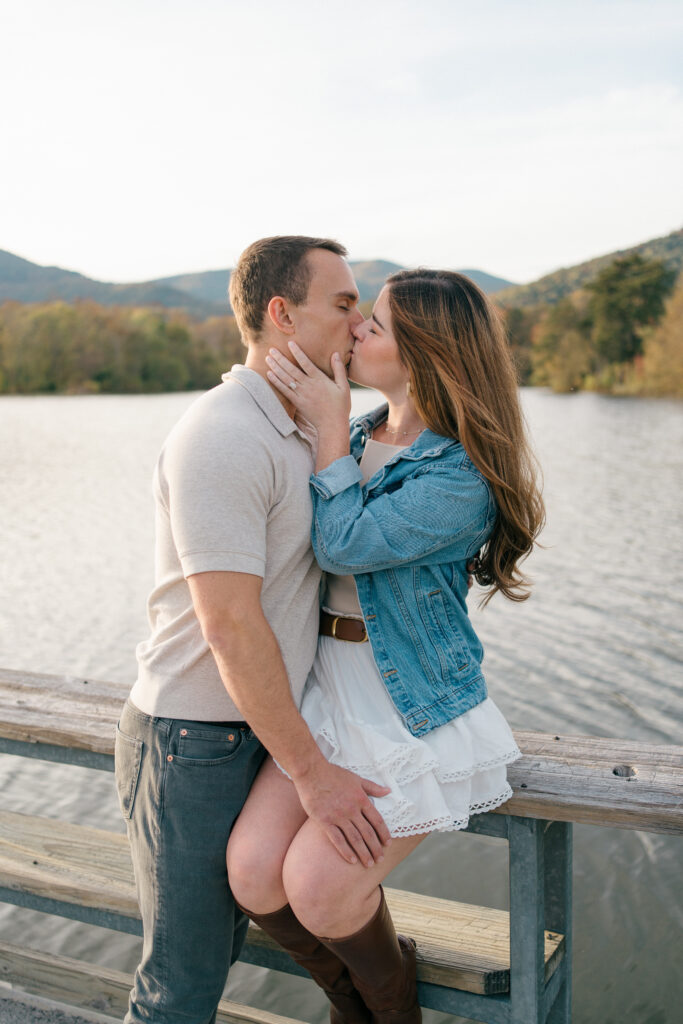 Fall Engagement Session at Cove Lake State Park in Tennessee